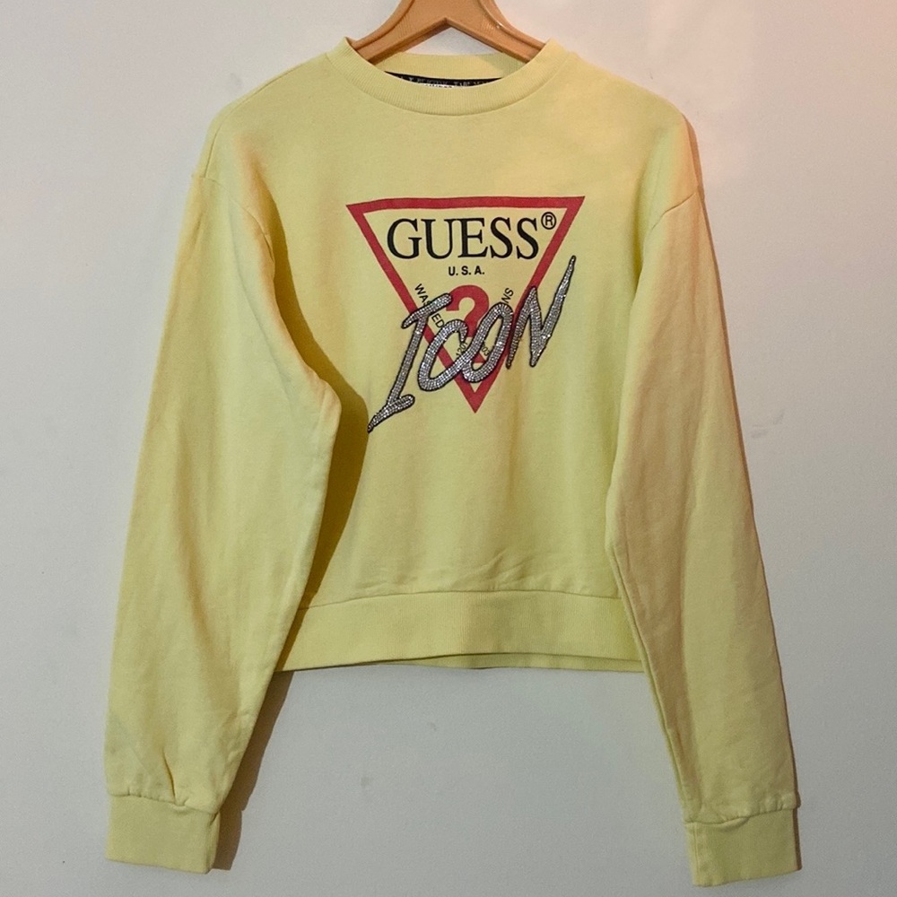 GUESS ICON SEQUENCE WARM SWEATSHIRT - Buy Now Price - Picture 1 of 6